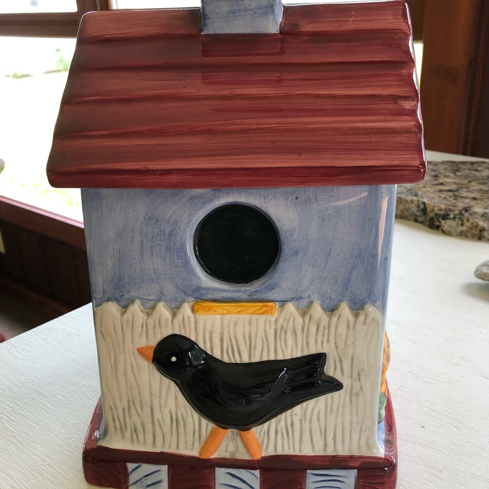 Birdhouse Cookie Jar